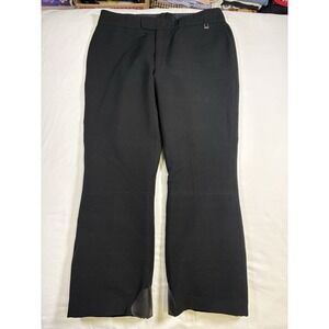 Vintage Roffe Ski Pants Men's 34 x 29 Black Stretch Jet Pants Made in USA Retro